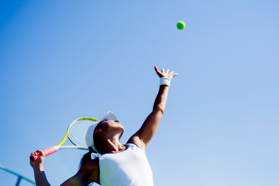 Tennis spielen